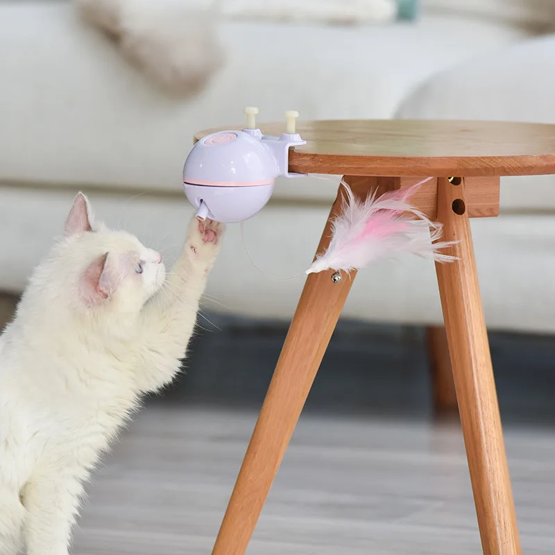 Cat toy interactive intelligent automatic rolling USB charging LED laser electronic cat toy ball cat exercise chasing toys
Cat toy interactive intelligent automatic rolling USB charging LED laser electronic cat toy ball cat exercise chasing toys