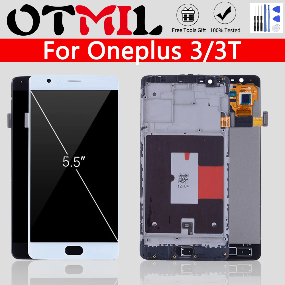 AMOLED 5.5" Lcd For Oneplus 3 3T LCD Display Touch Screen Frame Digitizer For Oneplus 3 3T Display A3000 A3003 A3010 lcd
AMOLED 5.5" Lcd For Oneplus 3 3T LCD Display Touch Screen Frame Digitizer For Oneplus 3 3T Display A3000 A3003 A3010 lcd