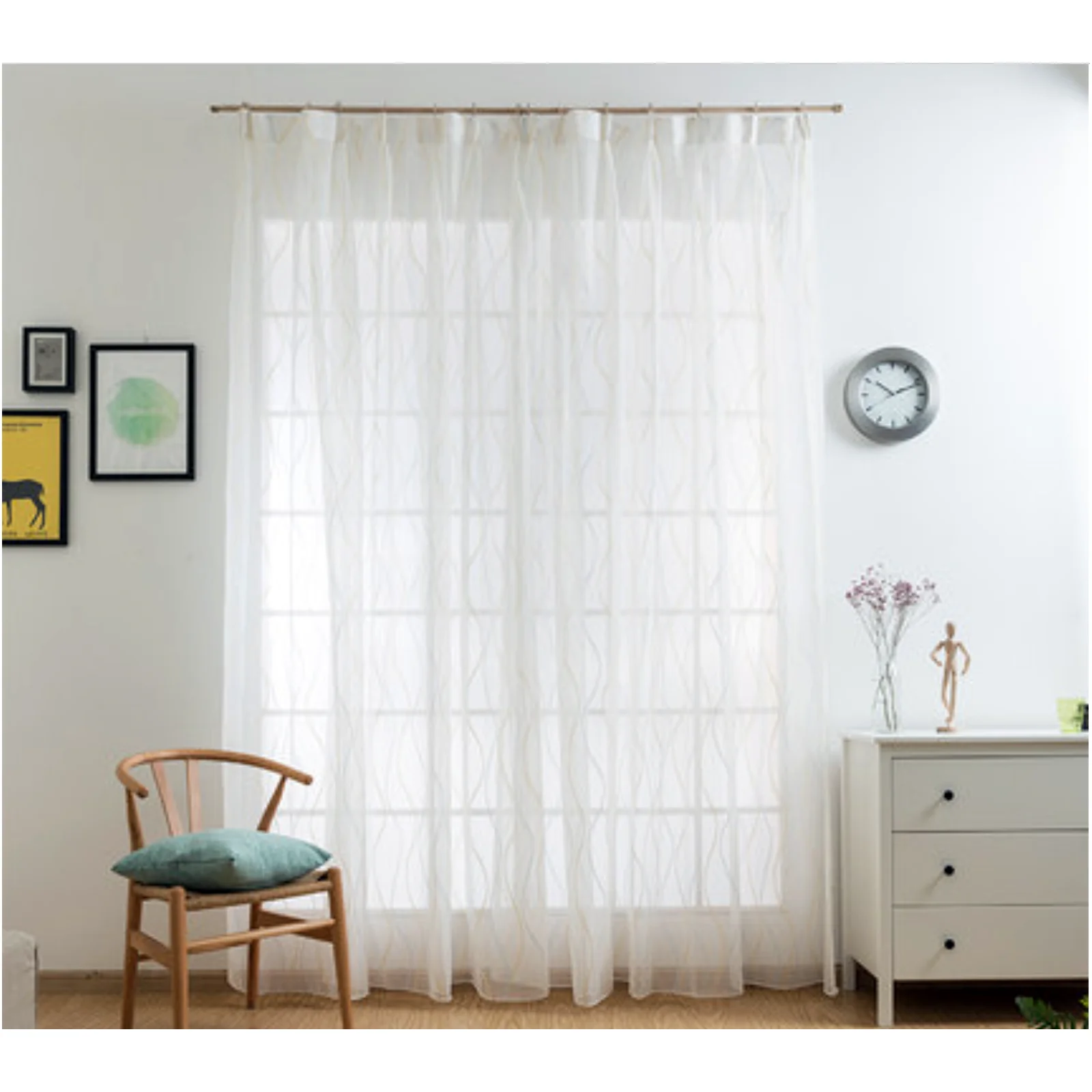 White Tulle Curtains for Living Room Decoration Modern Chiffon Solid Sheer Voile Kitchen Curtain (customized)
White Tulle Curtains for Living Room Decoration Modern Chiffon Solid Sheer Voile Kitchen Curtain (customized)