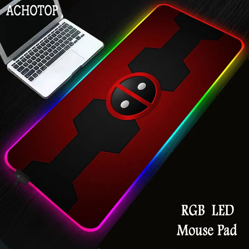 Deadpoo Gaming Computer Mouse Pad Large RGB Mouse Mat Big Desk Mat Non-Slip Rubber Base Mousepad for Laptop PC Game
Deadpoo Gaming Computer Mouse Pad Large RGB Mouse Mat Big Desk Mat Non-Slip Rubber Base Mousepad for Laptop PC Game