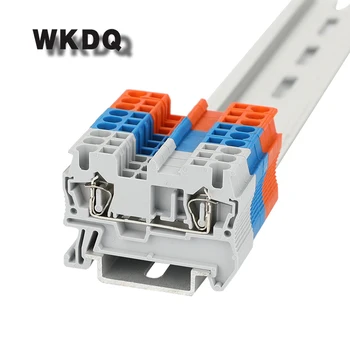 Din Rail Terminal Block ST-2.5 Wire Conductor Universal Spring Connection Electrical Terminal Strips 10pcs WONKEDQ
Din Rail Terminal Block ST-2.5 Wire Conductor Universal Spring Connection Electrical Terminal Strips 10pcs WONKEDQ