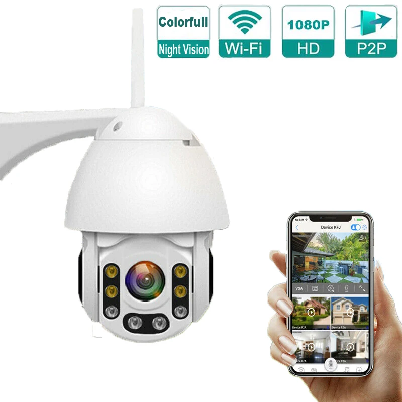 HD 1080P Wireless PTZ IP Camera Speed Dome Camera Outdoor Onvif WIFI Two Way Audio P2P CCTV Security Camera
HD 1080P Wireless PTZ IP Camera Speed Dome Camera Outdoor Onvif WIFI Two Way Audio P2P CCTV Security Camera