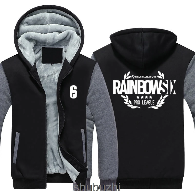 hot sale Rainbow Six Siege Hoodie Men's Winter Casual Super Warm Thicken Fleece Zip Up Sweatshirt Coat USA EU Size
hot sale Rainbow Six Siege Hoodie Men's Winter Casual Super Warm Thicken Fleece Zip Up Sweatshirt Coat USA EU Size