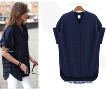 Summer New Large Size Ladies' Fat Mm Loose Pure White Shirts With Short Sleeves
Summer New Large Size Ladies' Fat Mm Loose Pure White Shirts With Short Sleeves