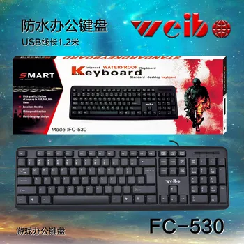 Webber Wired Keyboard Computer Keyboard Desktop Laptop Universal Wired Keyboard Waterproof Durable Keyboard
Webber Wired Keyboard Computer Keyboard Desktop Laptop Universal Wired Keyboard Waterproof Durable Keyboard