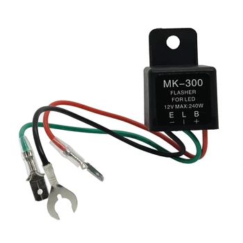 Universal Motorcycle Parts LED Flashing Light 3 Pin DC 12V Turn Signal Flashing Light Relay Controller
Universal Motorcycle Parts LED Flashing Light 3 Pin DC 12V Turn Signal Flashing Light Relay Controller