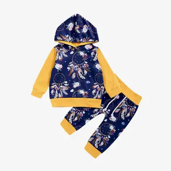 Pudcoco Newborn Baby Boys Girl Clothes Casual hooded Floral tracksuit clothing set Dreamcatcher outfits 2pcs 
Pudcoco Newborn Baby Boys Girl Clothes Casual hooded Floral tracksuit clothing set Dreamcatcher outfits 2pcs