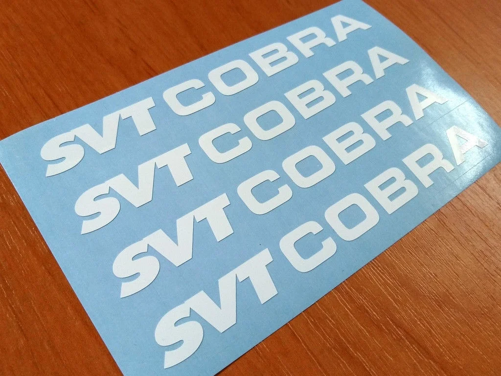 Для 4x SVT Cobra дверь наклейка на ручку Наклейка Логотип Ford GT F-150 Mustang Shelby | Автомобили