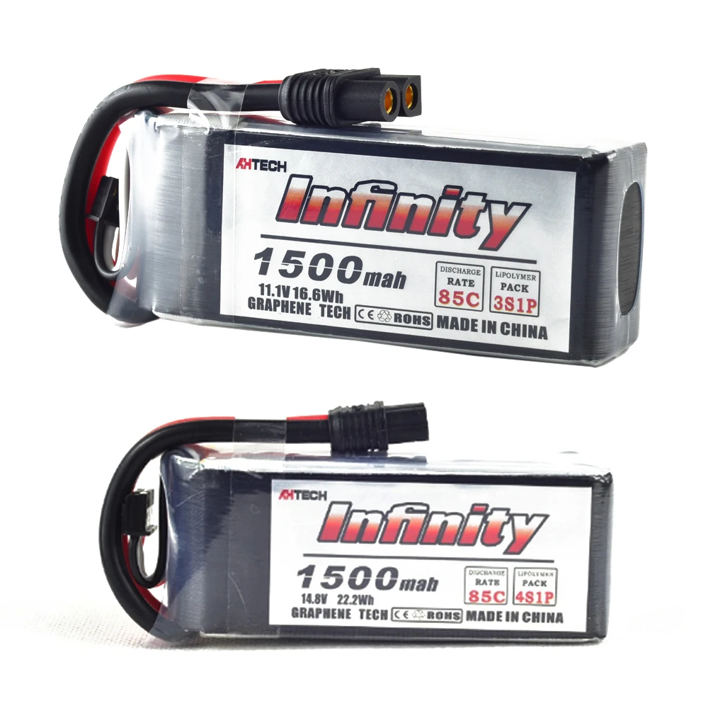 Радиоуправляемый аккумулятор Infinity 11 1 V 3S 1500mAh 85C LiPo батарея SY60 разъем для