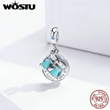 WOSTU 925 Sterling Silver Telescope & Compass Charms Blue Enamel Beads Fit Original Bracelet Pendant Jewelry Gift FNC148
WOSTU 925 Sterling Silver Telescope & Compass Charms Blue Enamel Beads Fit Original Bracelet Pendant Jewelry Gift FNC148