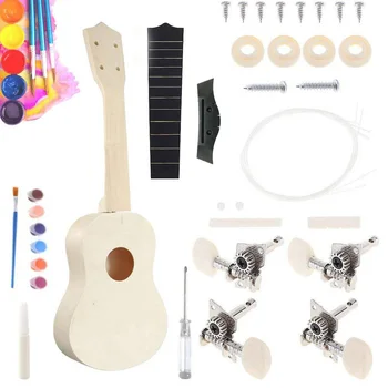 21inch Ukulele DIY Kit Hawaii Guitar Beginner Children Musical Instrument Tool Handwork Interaction Support Painting Assembly
21inch Ukulele DIY Kit Hawaii Guitar Beginner Children Musical Instrument Tool Handwork Interaction Support Painting Assembly