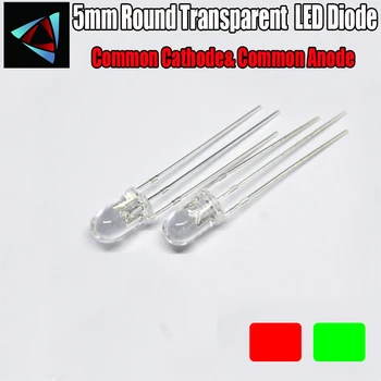 30pcs LED 5mm Red Green Common Cathode& Common Anode 5 mm High Brightness Transparent Round Bi-Color Light-Emitting Diode
30pcs LED 5mm Red Green Common Cathode& Common Anode 5 mm High Brightness Transparent Round Bi-Color Light-Emitting Diode