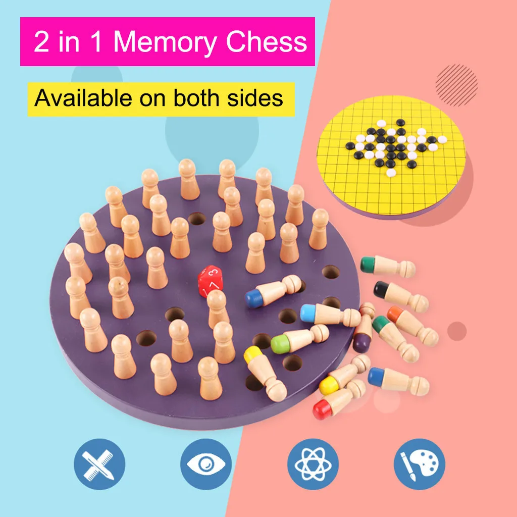 Kids Party Game Wooden Memory Match Stick Board Chess Game Early Educational Learning 3D Puzzle Toy for Children jeux enfant
Kids Party Game Wooden Memory Match Stick Board Chess Game Early Educational Learning 3D Puzzle Toy for Children jeux enfant