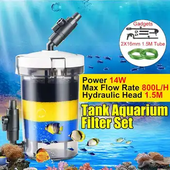 Transparent Aquarium Fish Tank External Canister Filter Super Quiet High Efficiency Bucket Outer Filtration System With Pump
Transparent Aquarium Fish Tank External Canister Filter Super Quiet High Efficiency Bucket Outer Filtration System With Pump