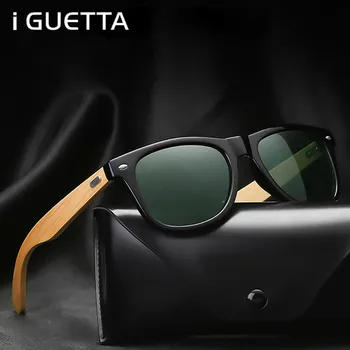 iGUETTA Retro Square Sunglasses Men Brand Designer Wood Environmentally Friendly Bamboo Material Personality Nail Design IYJB694
iGUETTA Retro Square Sunglasses Men Brand Designer Wood Environmentally Friendly Bamboo Material Personality Nail Design IYJB694