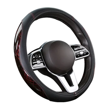 Carbon fiber car leather steering wheel cover Hand-stitched Car For Lada 2108-2115
Carbon fiber car leather steering wheel cover Hand-stitched Car For Lada 2108-2115