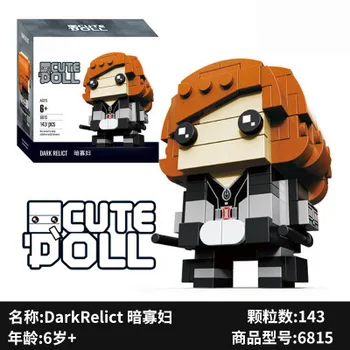 Black Widow Building Blocks 143pcs Hulked Mini Brick Captain America Figures Spiderman Headz Toys for children 6815
Black Widow Building Blocks 143pcs Hulked Mini Brick Captain America Figures Spiderman Headz Toys for children 6815