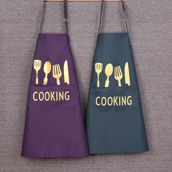 Korean version of the home service three-layer composite waterproof and oil-proof printing knife and fork apron custom LOGO.
Korean version of the home service three-layer composite waterproof and oil-proof printing knife and fork apron custom LOGO.