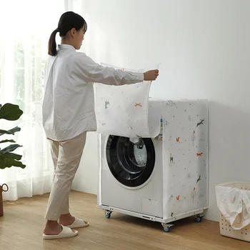Cute Thicken Fully Automatic Drum Type Washing Machine Cover Portable Waterproof Dustproof Washing Machine Cover
Cute Thicken Fully Automatic Drum Type Washing Machine Cover Portable Waterproof Dustproof Washing Machine Cover