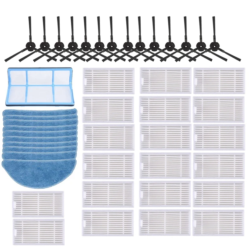 HEAP Filter Mop Cloth Side Brush For Chuwi Ilife V5S Life V5 Pro X5 V3L V3S V50 Robotic Vacuum Cleaner Parts | Бытовая техника