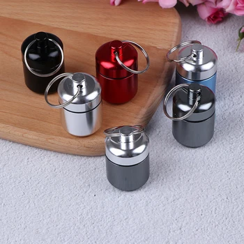 Mini Waterproof Metal Alloy Pill Box Case Bottle Cache Drug Holder Container Keychain Medicine Box Health Care For Travel
Mini Waterproof Metal Alloy Pill Box Case Bottle Cache Drug Holder Container Keychain Medicine Box Health Care For Travel