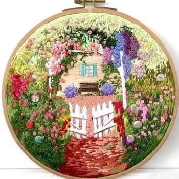 Embroidery Starter Kit with Instructions Cross Stitch Kit Embroidery Cloth with Pattern and Embroidery Hoop Thread Set T
Embroidery Starter Kit with Instructions Cross Stitch Kit Embroidery Cloth with Pattern and Embroidery Hoop Thread Set T