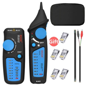FWT81 Cable Tracker RJ45 RJ11 Telephone Wire Network LAN TV Electric Line Finder Tester
FWT81 Cable Tracker RJ45 RJ11 Telephone Wire Network LAN TV Electric Line Finder Tester