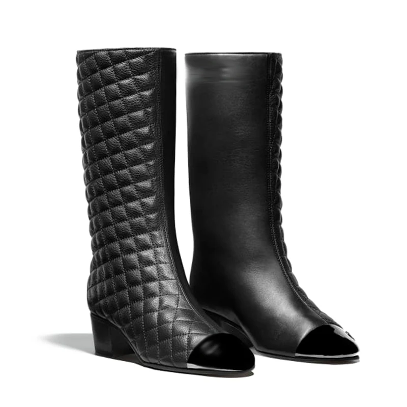 2019 New Genuine Leather Winter Boots Women Plate Pattern Lady High Boot Cm Heel Women Winter Boots Luxury Shoes Women boots
2019 New Genuine Leather Winter Boots Women Plate Pattern Lady High Boot Cm Heel Women Winter Boots Luxury Shoes Women boots