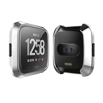 Protection Cover For Fitbit Versa Lite Band Case Plating Ultra Slim Soft TPU Watch Cover Protective Bumper Shell Accessories 
Protection Cover For Fitbit Versa Lite Band Case Plating Ultra Slim Soft TPU Watch Cover Protective Bumper Shell Accessories