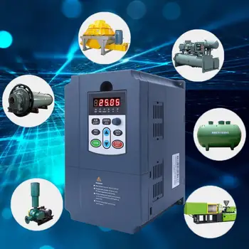 Variable Frequency Inverter Single Phase 220VAC Input to 3-Phase 0-380VAC Output 4KW 0Hz-3000Hz frequency converter