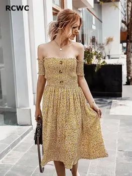 RCWC 2020 summer and autumn fashion brand women's small floral mid-waist sexy temperament printed dress trend hot
RCWC 2020 summer and autumn fashion brand women's small floral mid-waist sexy temperament printed dress trend hot