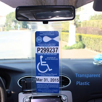 Transparent Protection Parking Permit cover Handicap Parking Permit Holder Storage organizer Parking Placard Protector Sleeve
Transparent Protection Parking Permit cover Handicap Parking Permit Holder Storage organizer Parking Placard Protector Sleeve