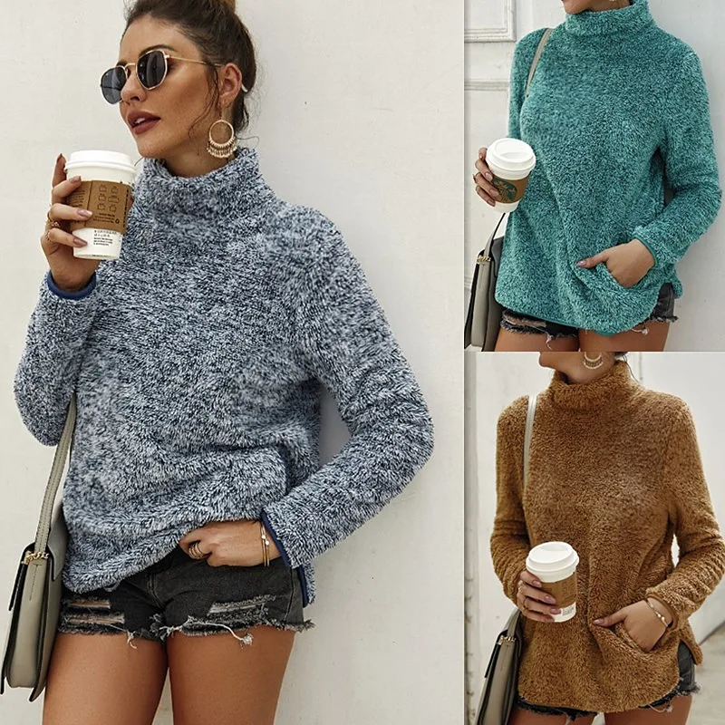 Knitted Turtleneck Sweaters Women Womens Autumn 2019 Solid Loose Ladies Sweaters Women Knit Tops Winter Womens Pullover
Knitted Turtleneck Sweaters Women Womens Autumn 2019 Solid Loose Ladies Sweaters Women Knit Tops Winter Womens Pullover