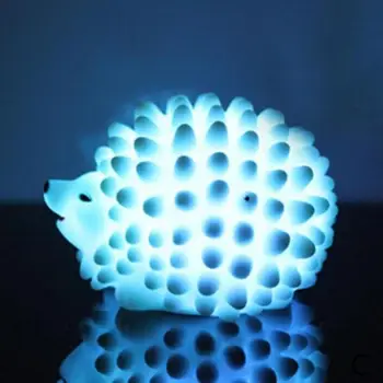 Colorful Cute Hedgehog Night Light PVC Material Baby Led Home Bedside Decoration Lamp
Colorful Cute Hedgehog Night Light PVC Material Baby Led Home Bedside Decoration Lamp