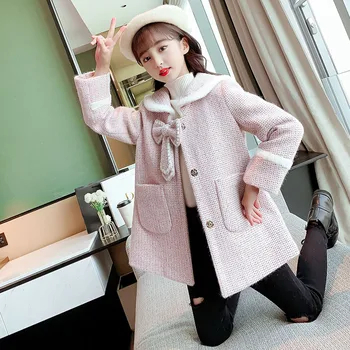 Winter Jackets for Girls Outwear Kids Wool Coat Thick Girl Snowsuit Baby Jackets Girls Bow Coats Children Clothes
Winter Jackets for Girls Outwear Kids Wool Coat Thick Girl Snowsuit Baby Jackets Girls Bow Coats Children Clothes