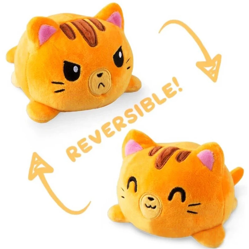 Creative Flip Cats Stuffed Plush Doll Different Sides To Show Different Moods Soft Simulation Reversible Plush Toy For Kids
Creative Flip Cats Stuffed Plush Doll Different Sides To Show Different Moods Soft Simulation Reversible Plush Toy For Kids
