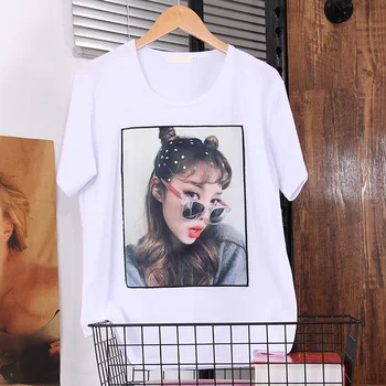 Fashion new 2020 summer for women Korean style Hipster appliques pattern short-sleeved T-shirt loose Plus Size casual female top
Fashion new 2020 summer for women Korean style Hipster appliques pattern short-sleeved T-shirt loose Plus Size casual female top