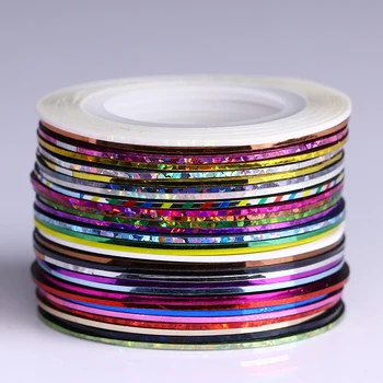13/4pcs Nail Striping Tape Set Line Glitter Laser Adhesive Sticker Silver Gold 3D Sticker Tips DIY Wrap Nail Decor
13/4pcs Nail Striping Tape Set Line Glitter Laser Adhesive Sticker Silver Gold 3D Sticker Tips DIY Wrap Nail Decor