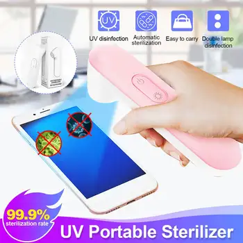 Portable UV Light Sanitizer Wand Ultraviolet Disinfection Lamp Phone Cleaner UVC Sterilizer Light for HomeTravel Germicidal Lamp
Portable UV Light Sanitizer Wand Ultraviolet Disinfection Lamp Phone Cleaner UVC Sterilizer Light for HomeTravel Germicidal Lamp
