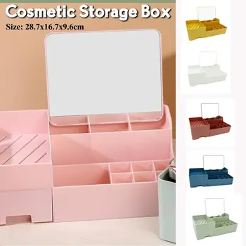 Makeup Organizer Cosmetic Storage Box with Mirror Home Organizer Desktop Jewelry Nail Polish Makeup Drawer Container Large
Makeup Organizer Cosmetic Storage Box with Mirror Home Organizer Desktop Jewelry Nail Polish Makeup Drawer Container Large