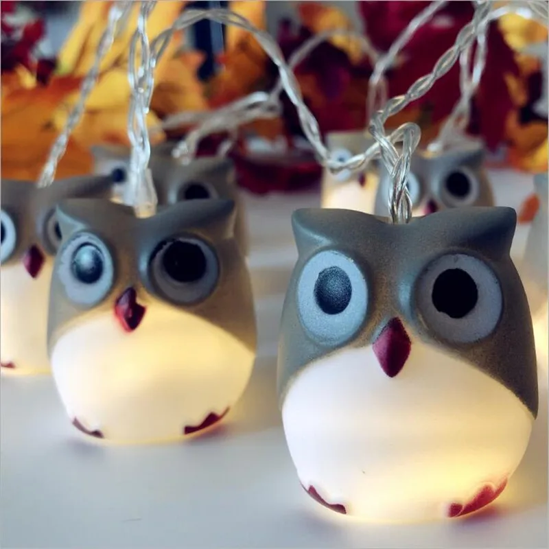 Creative Owl Animal Led Light String for Holiday Party Christmas Day Decor 1.65M 10 LEDS Night light String 1918
Creative Owl Animal Led Light String for Holiday Party Christmas Day Decor 1.65M 10 LEDS Night light String 1918