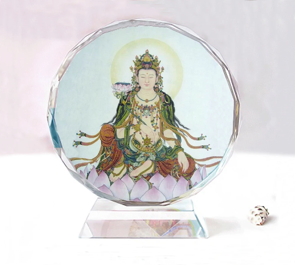 Mahasthamaprapta bodhisattva Style 1,Exquisite double-sided crystal Buddha ornaments, Birthday present souvenir
Mahasthamaprapta bodhisattva Style 1,Exquisite double-sided crystal Buddha ornaments, Birthday present souvenir