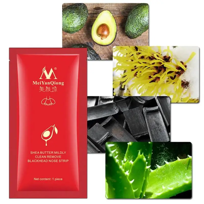 1pc Nose Strips Deep Cleansing Blackhead Remover Shrink Pores Black Nose Mask Acne Spot Treatment Nose Patches Skin Care Sticker