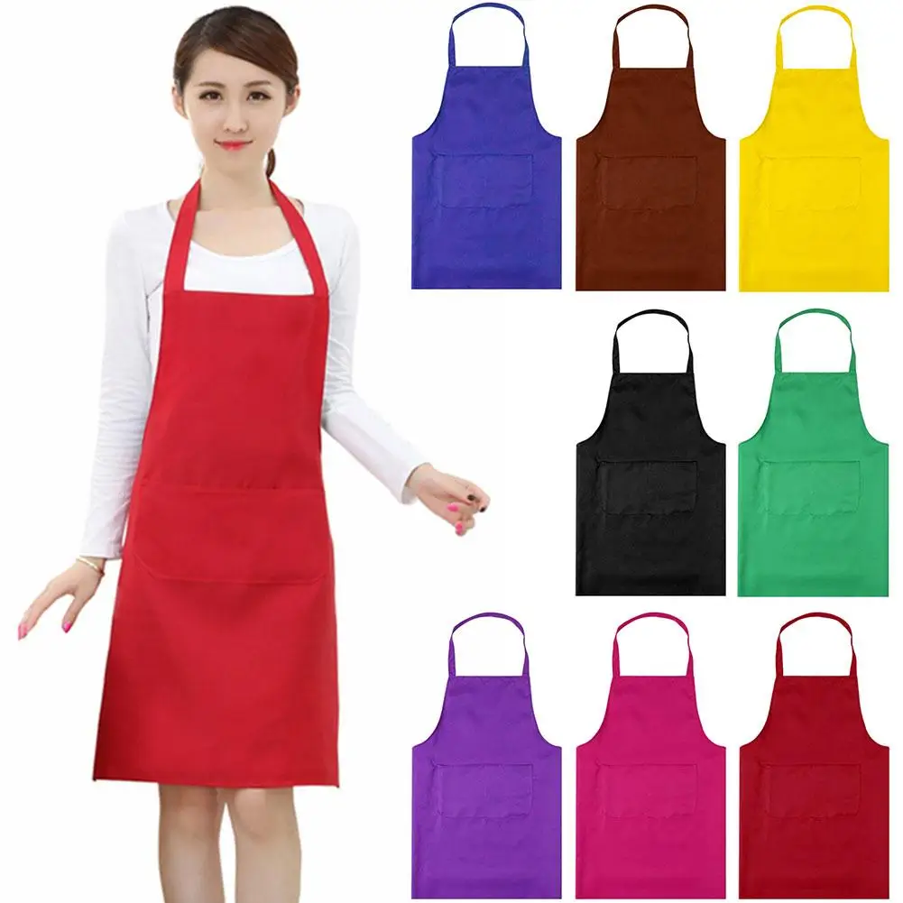 Pure Color Halter Sleeveless Pocket Housework Kitchen Cooking BBQ Work Apron Kitchen Accessories 2019 hot
Pure Color Halter Sleeveless Pocket Housework Kitchen Cooking BBQ Work Apron Kitchen Accessories 2019 hot