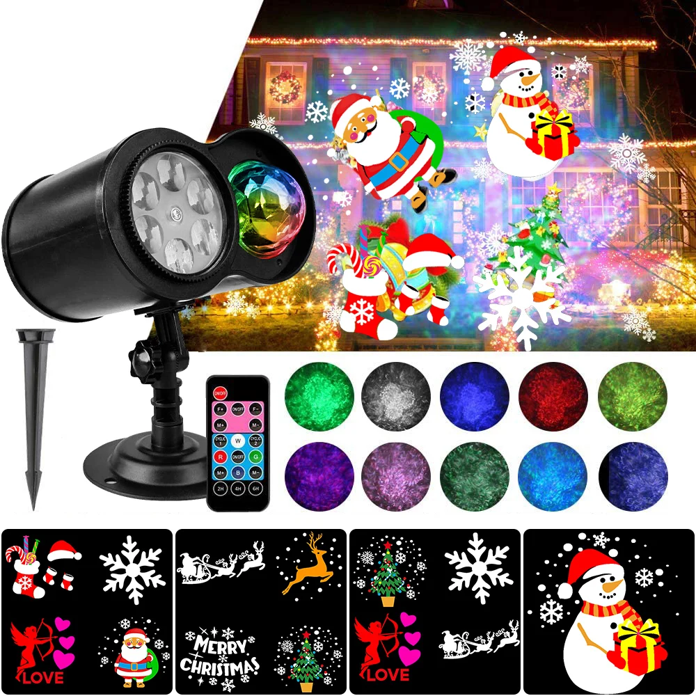 LED Ocean Wave Projector Lighting Remote Projector Landscape Lights 14 Patterns Waterproof For Christmas Party Home Decorations
LED Ocean Wave Projector Lighting Remote Projector Landscape Lights 14 Patterns Waterproof For Christmas Party Home Decorations