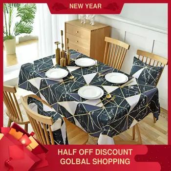 Waterproof Wall Tile Nordic Black Geometric Tablecloth Cover Towel Rectangular Household Printed Table Cloth
Waterproof Wall Tile Nordic Black Geometric Tablecloth Cover Towel Rectangular Household Printed Table Cloth