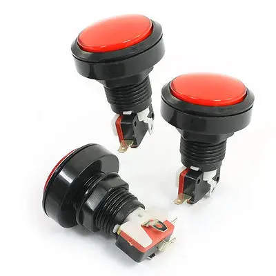 3Pcs 1.4" Cap Momentary SPST Red Lamp Push Button Switch for Arcade Game Machine
3Pcs 1.4" Cap Momentary SPST Red Lamp Push Button Switch for Arcade Game Machine