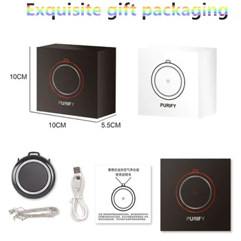 PM Deodorization mini air purifier USB portable wearable necklace negative ion generator negative ion air purifier air freshener
PM Deodorization mini air purifier USB portable wearable necklace negative ion generator negative ion air purifier air freshener