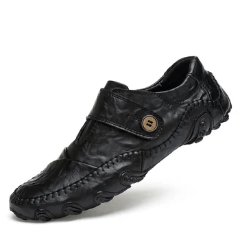 Fashion British Style Men Causal Shoes Genuine Leather Men Shoes Four S Outdoor Flats Shoes Male Winter Shoes Size 38-46 R2-42 
Fashion British Style Men Causal Shoes Genuine Leather Men Shoes Four S Outdoor Flats Shoes Male Winter Shoes Size 38-46 R2-42
