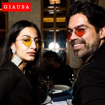 Trendy small frame sunglasses fashion double beam metal ocean film glasses personality polygon sunglasses GIAUSA
Trendy small frame sunglasses fashion double beam metal ocean film glasses personality polygon sunglasses GIAUSA